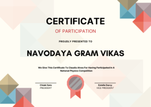 Certificate of Partnership